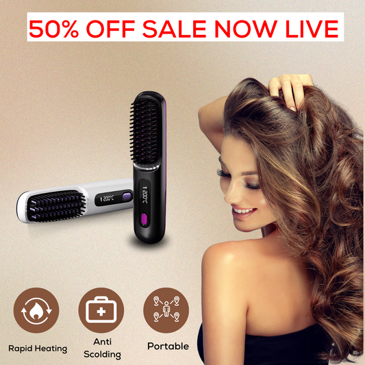 Mane Tamer Mini Hair Brush and Straightener